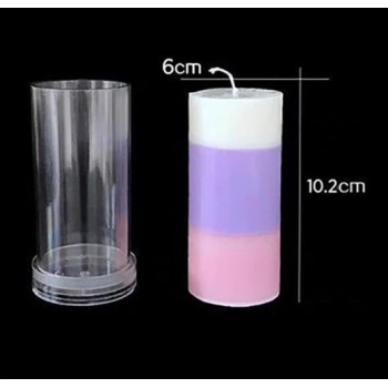 Yuvarlak Mum Mika Kalıbı - 122