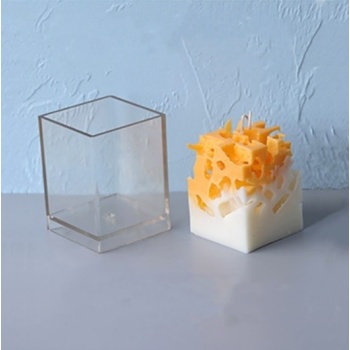 Ufak Mika Mum Kalıbı  5,7 x 5 cm  Kare -123