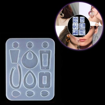 EPOKSİ REÇİNE SİLİKON KALIP - ÇOKLU KÜPE - 211