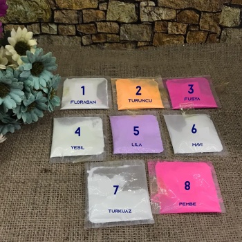 Fosfor Toz Boya - 5 No Lila - 5 Gr
