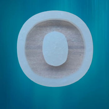 Tekli Harf Epoksi Reçine Kalıbı - O  SNTH168 (inci)