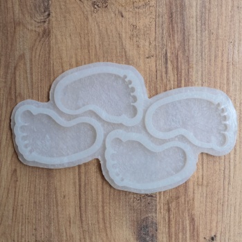 5 Adet Silikon Bebek Ayağı Magnet  Kalıbı