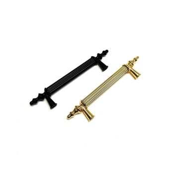 Tepsi Epoksi Kalıp Kulpu  - Metal Tırtıklı Gold