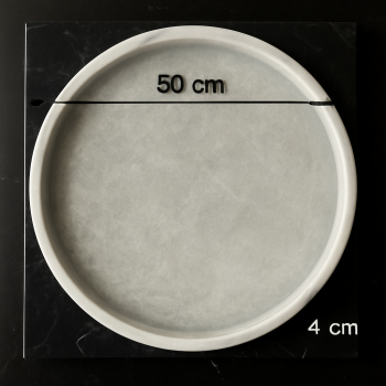 4 Cm Derinlik de 50Cm Yuvarlak Masa & Sehpa - Hobi Silikon Kalıbı / SN23-50