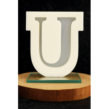 U Harfi Epoksi Beton Mum Kalıp - L Boy