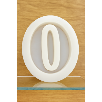 O Harfi Epoksi Beton Mum Kalıp - L Boy