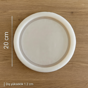 20 cm Silikon Tepsi Kalıbı - Yuvarlak Tepsi Kalıbı