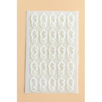 Deniz Atı Modeli - Magnet Anahtarlık Epoksi ve Beton Kalıbı ( 25li )