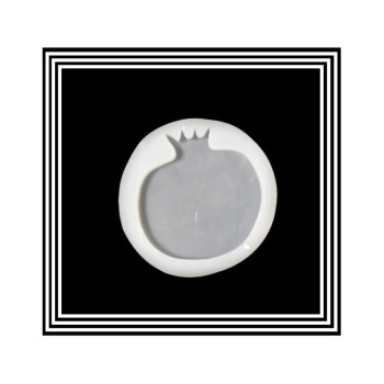 5 Adet Nar Bardak Altı Kalıbı - Hobi Silikon Kalıbı -Snt B105inci