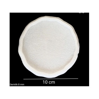 5 Adet 10cm - Kavisli Yuvarlak Bardak Altı Kalıbı- Snt B102inci