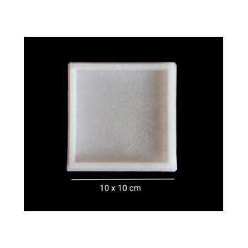 5 Adet - Kare Bardak Altı Kalıbı - 10x10 cm -Snt B109inci