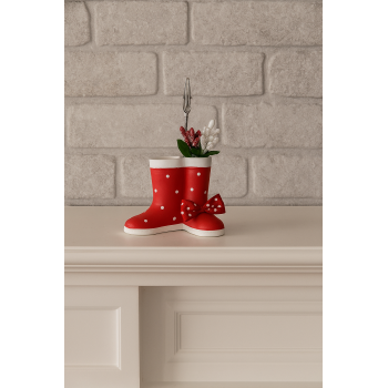 1 Adet Yılbaşı Çizmesi Fotoğraflık