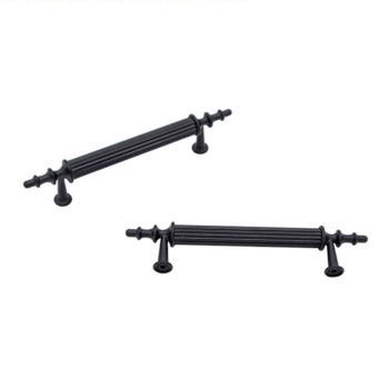 Tepsi Epoksi Kalıp Kulpu  - Metal Tırtıklı Siyah (Leb)