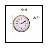 Altıgen Dekoratif Saat Kalıbı Seti - Hobi Silikon Kalıbı -Kod:1078  Gold saat