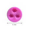 3D Gül Çiçek Desenli Silikon Kalıp - Hobi Silikon Kalıbı -Kod:1134