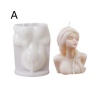 Kadın Mum Beton Silikon Kalıp Kod 1257A
