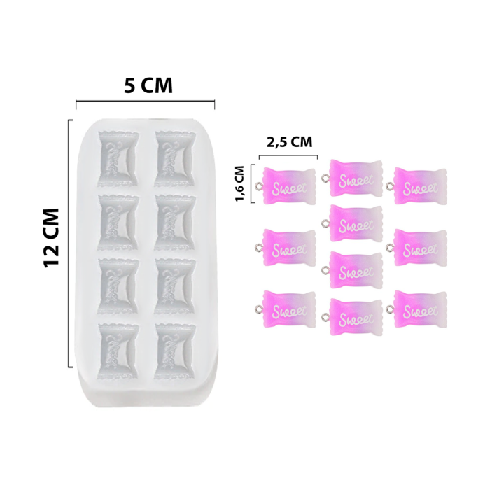 Epoksi Sweet Şeker Kalıbı