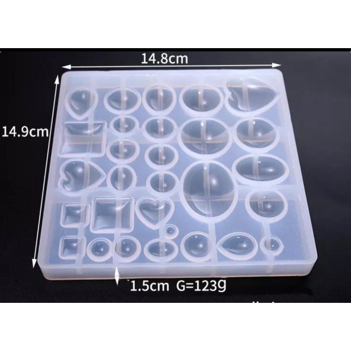 29 Adetli Çoklu Takı  silikon kalıp -1039