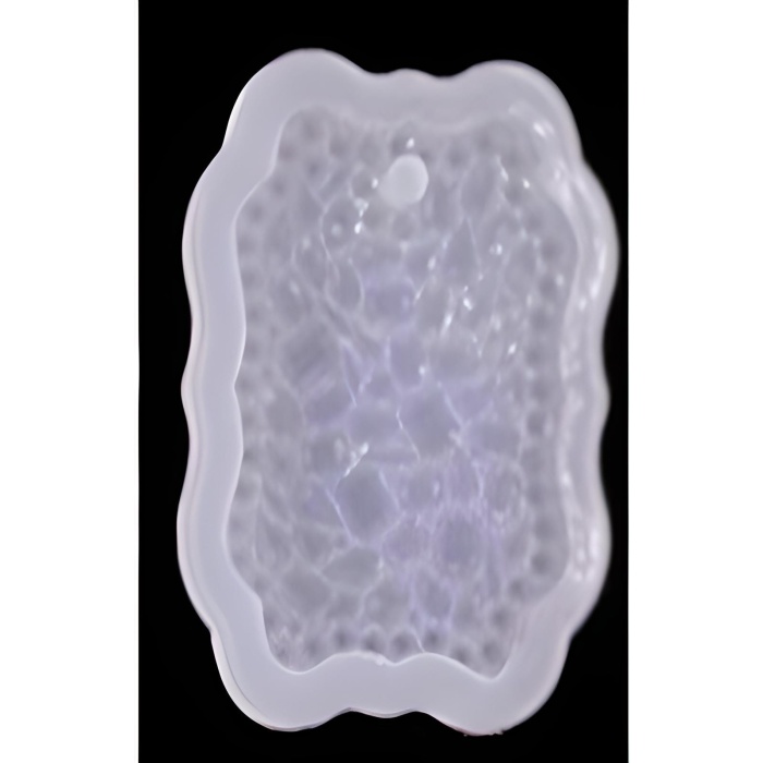 Kristal Tırtıklı Epoksi  Kalıbı - Hobi Silikon Kalıbı -Kod:470