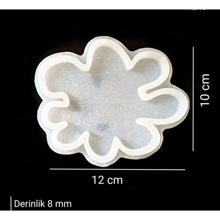 Bulut Kenar Bardak Altı Kalıbı - (Snt-B100inci)