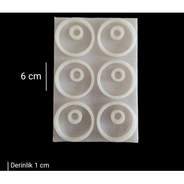 6 cm - Peçete Yüzüğü Kalıbı (Snt-403inci)