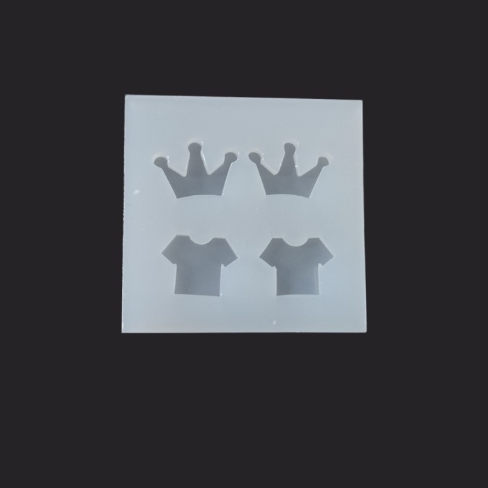 Kolye Reçine Epoksi Kalıp Taç Elbise  -Kod:145