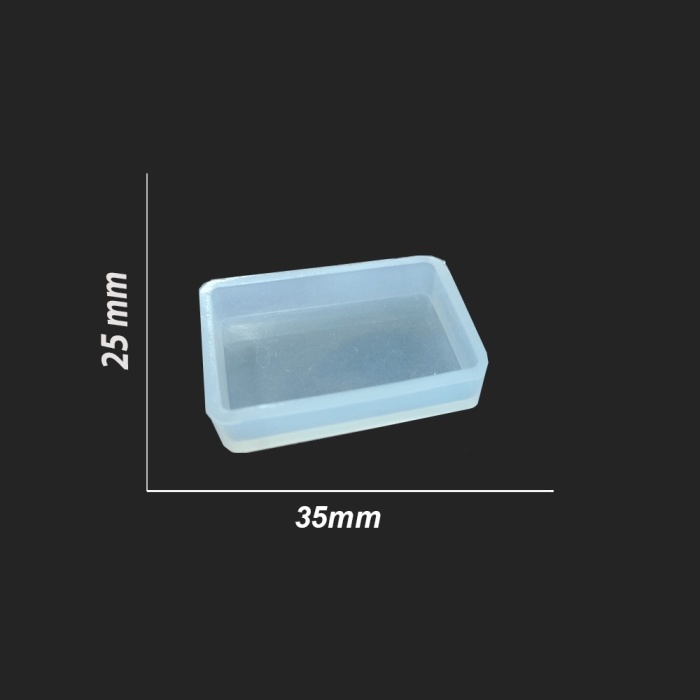 Kolye Reçine Epoksi Kalıp - Dikdörtgen -Kod:150