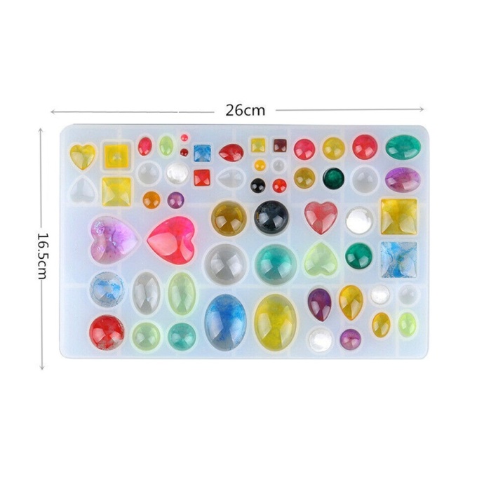 EPOKSİ REÇİNE ÇOKLU SİLİKON TAKI KALIBI - 221