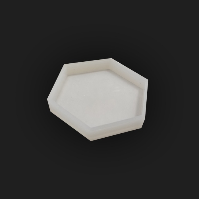 Küçük Boy Altıgen Reçine Epoksi ve Beton Kalıbı - Kod: 11