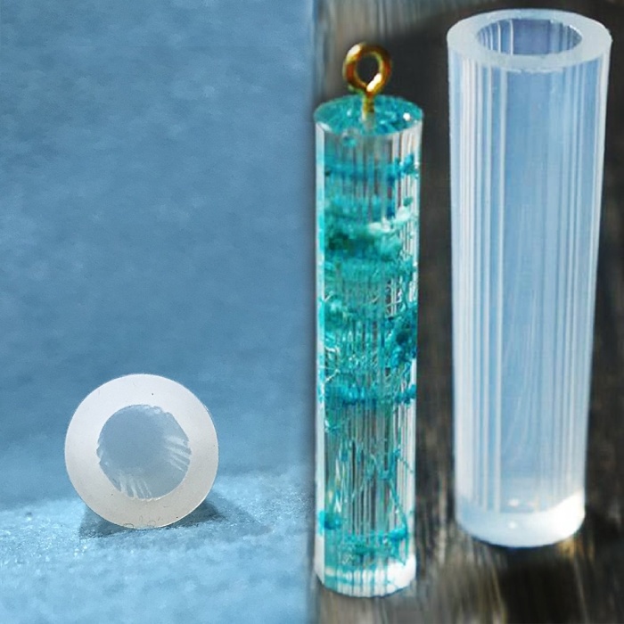 Kolye Takı Reçine Epoksi Kalıp - Yuvarlak -Kod:71