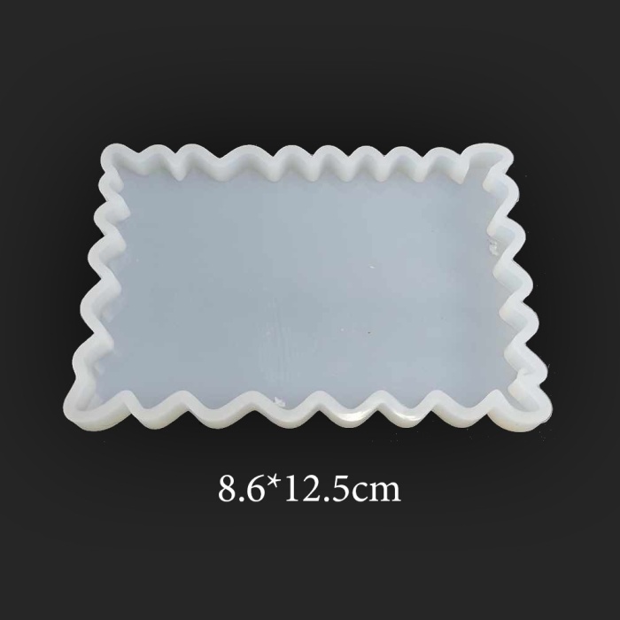 Bardak Altı Tırtıklı Epoksi,Mum,Sabun ve Beton Kalıbı -Kod: 33