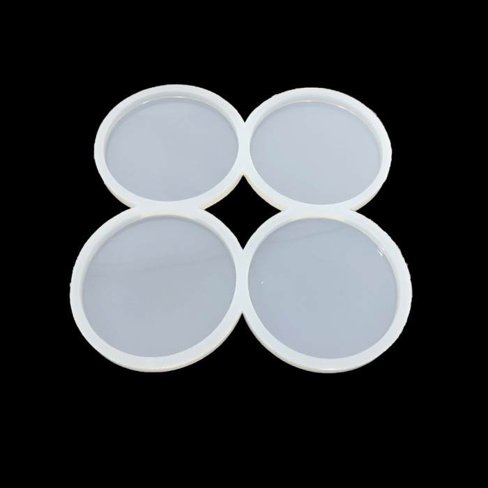 Yuvarlak Dörtlü Kalıp - Reçine Epoksi Kalıp - ÇB3