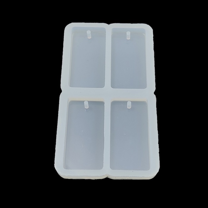 Dörtlü Magent Küçük Takı Epoksi Kalıp - Dikdörtgen - DK2