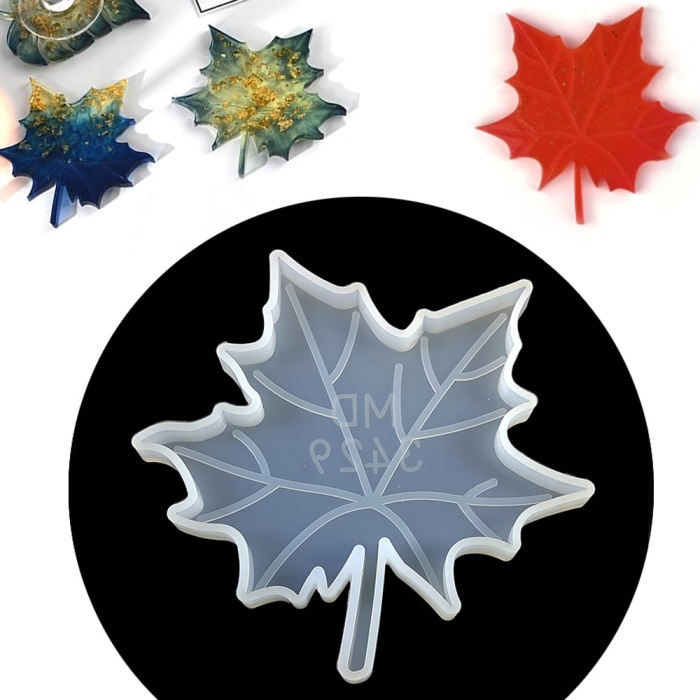 12 cm Yaprak Şeklinde Epoksi ve Beton Silikon Kalıbı -Kod:337