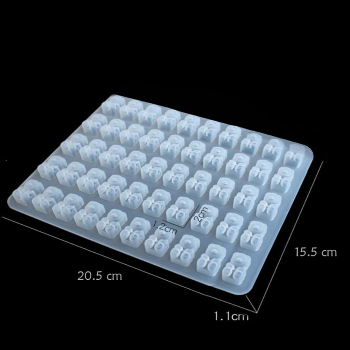 50 Lİ Haribo Ayı Reçine Epoksi Kalıbı -Kod:935