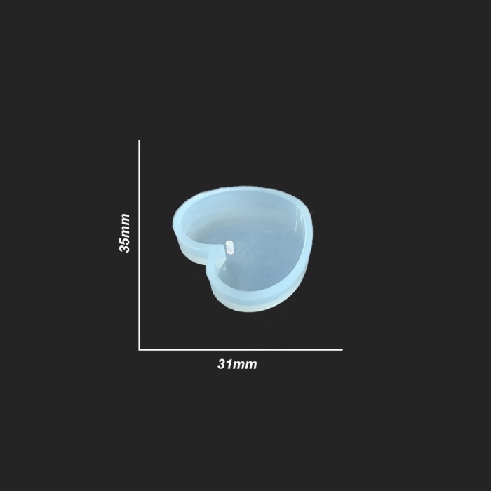 Kalp Reçine Epoksi Kalıp -Kod:965
