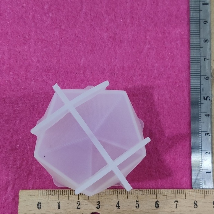 Reçine Epoksi ve Mum Kalıbı - Beşgen -Kod:136