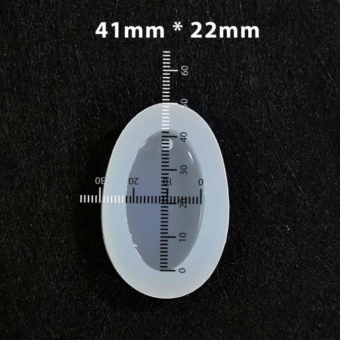 Reçine Epoksi Kalıp-delikli Oval 2 - E16