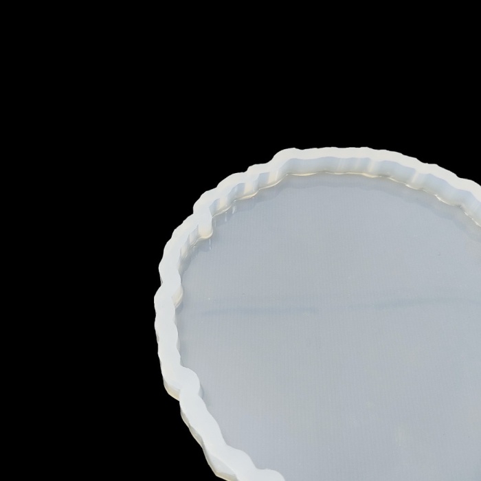 Tırtıklı Yuvarlak Bardak Altı Reçine Epoksi Kalıp - B1