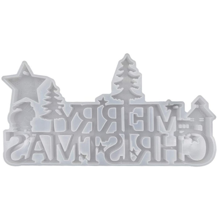 Yılbaşı Epoksi ve Beton Kalıbı  -Kod:298