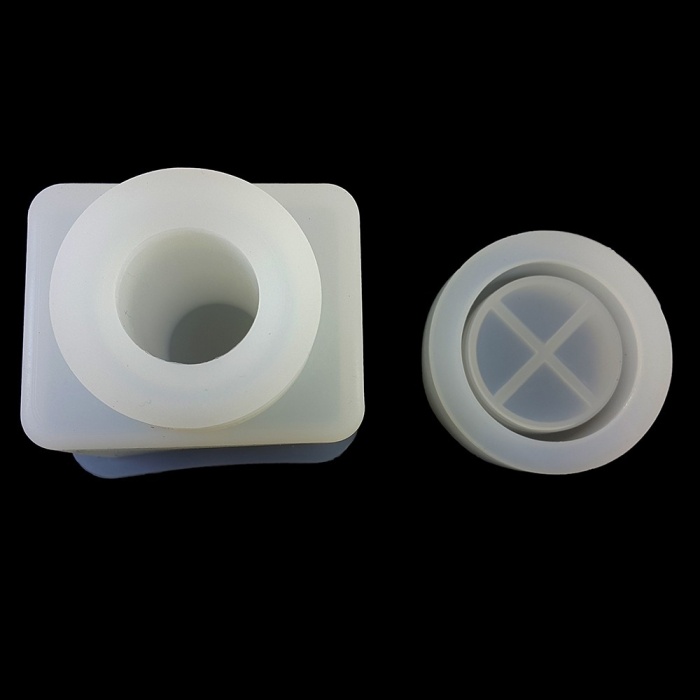 Hava Yapan Kapaklı Kavanoz   Reçine epoksi Kalıp -Kod:343