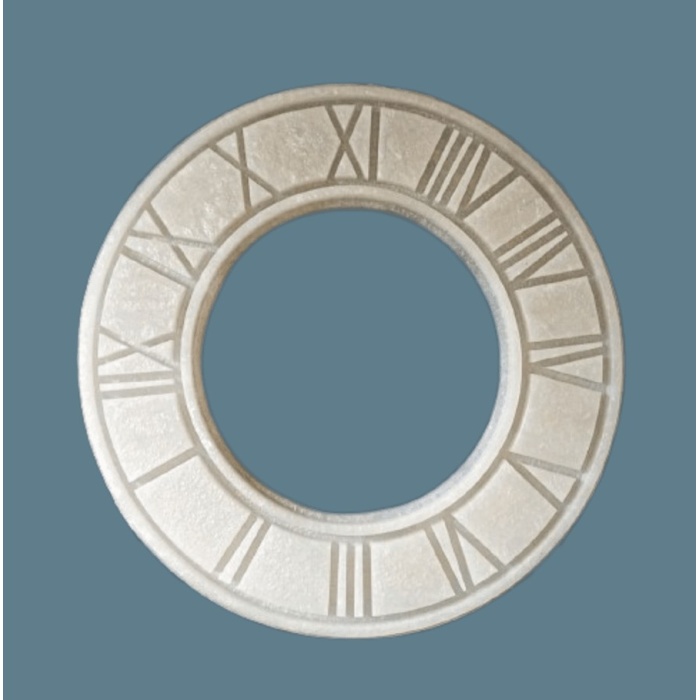 Roma Rakamlı 30 Cm Duvar Saat Kalıbı- Hobi Silikon Kalıbı - (Snt-R120inci)