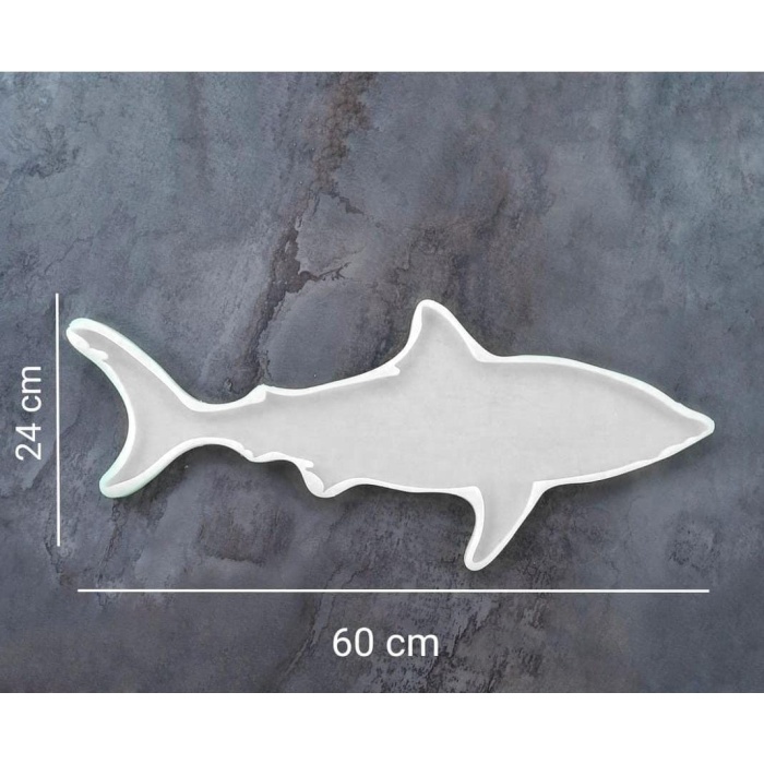 Köpek Balığı -  Silikon Kalıbı SNTK159 (inci)