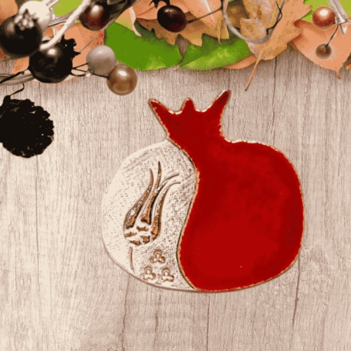 Nar Bardak Altı Kalıbı - Hobi Silikon Kalıbı - (Snt-B105inci)