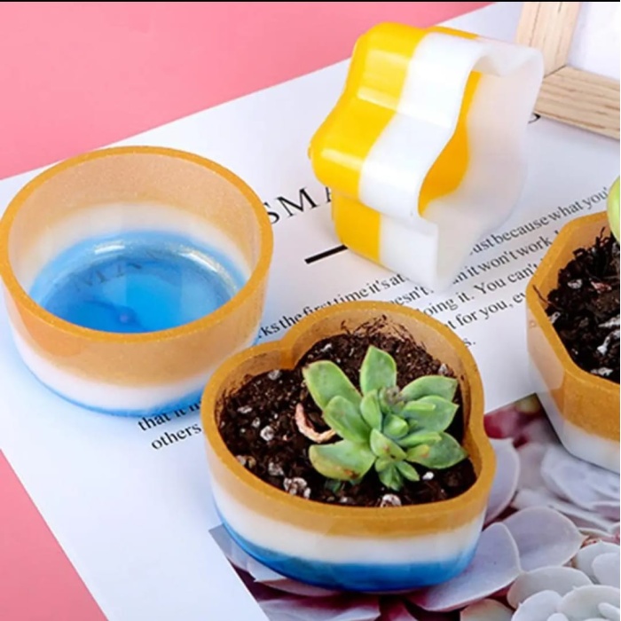 Yuvarlak Epoksi ve Beton Silikon Kalıbı- Kod:497