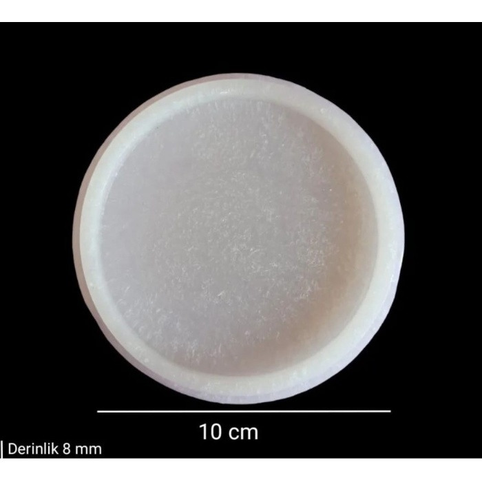10cm - Tam Yuvarlak Bardak Altı Kalıbı - Snt B107inci
