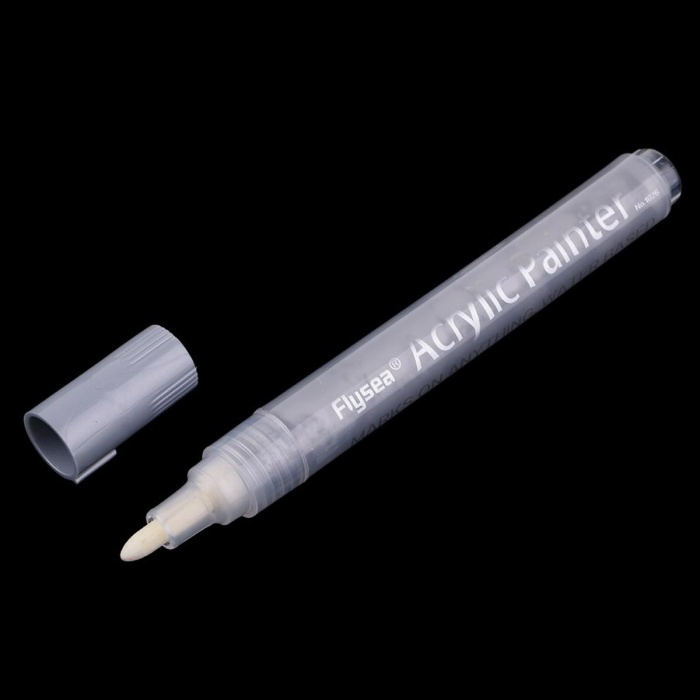 Akrilik Marker Kalem - Su Bazlı - Gümüş