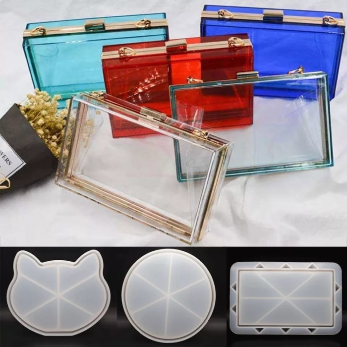 Epoksi Reçine Silikon Çanta Kalıbı Modeli Set -Kod:1031