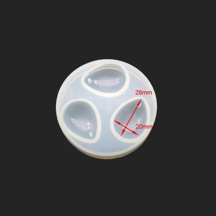 Küpe & Kolye Reçine Epoksi ve Kalıbı  - Kod:10