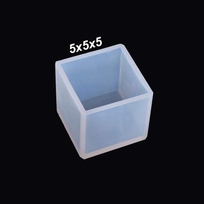 Küp Reçine Epoksi, Mum, Beton ve Sabun Kalıbı - 5cm -Kod:61